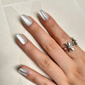 Silver Aura | Soft Gel Press On Nails